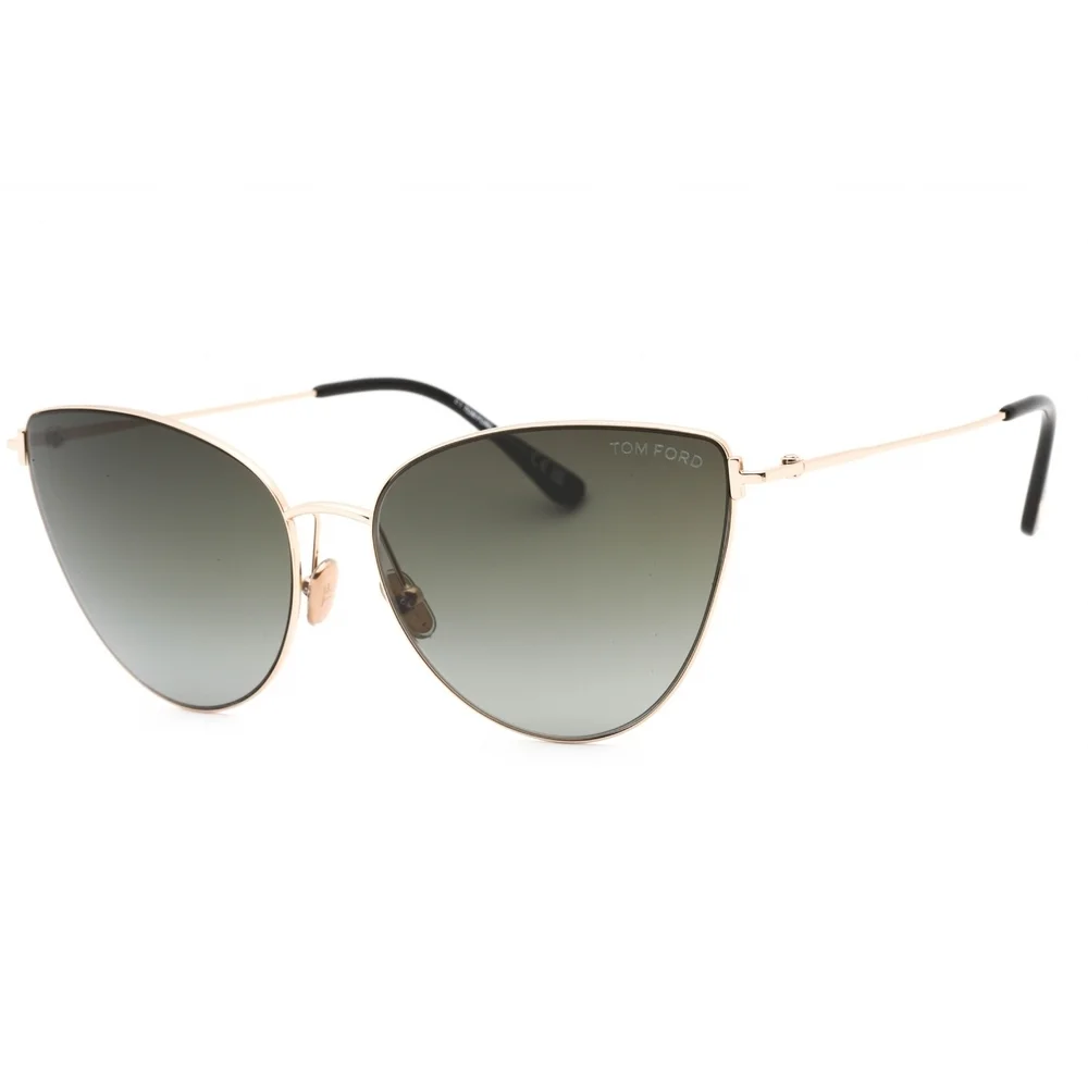 NWT Tom Ford FT1005 Gold 62mm Sunglasses